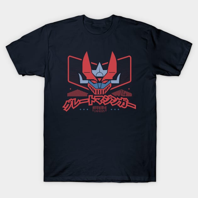 LvlOne Anime Robo - Great Mazinger T-Shirt by soujohn